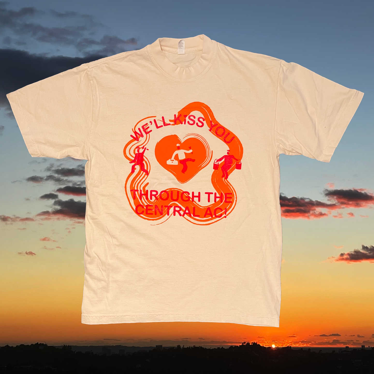 Austin Weber — "Central AC" Tee (Orange)